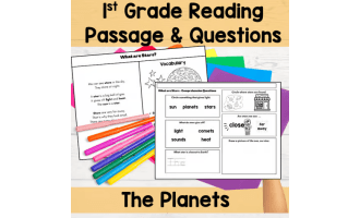 Reading Comprehension Passages First Grade: What are Stars? Reading