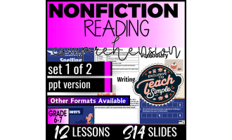 Reading Comprehension Passages Nonfiction Set 1 (PPT)