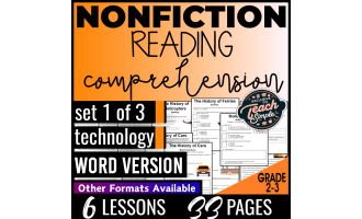 Reading Comprehension Passages Nonfiction Set 1 - Technology (Word)