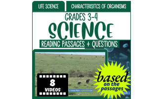 Reading Comprehension Passages on Characteristics of Organisms (Video)