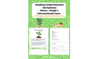 Reading Comprehension Plants | Grade 3 Informational Texts