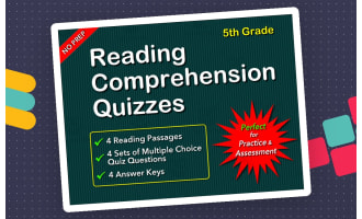 Reading Comprehension Quizzes for Grade 5