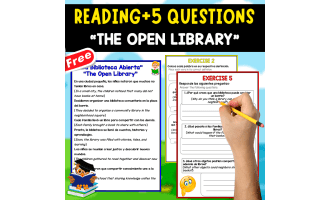 READING COMPREHENSION TEXT ESP+ENG| The Open Library