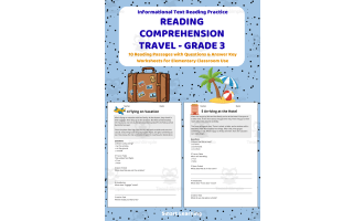 Reading Comprehension Travel | Grade 3 Reading Activities
