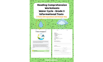 Reading Comprehension Water Cycle | Grade 3 Informational Texts