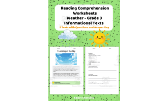 Reading Comprehension Weather | Grade 3 Informational Texts