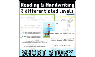 Reading Handwriting Short Story Differentiated Levels