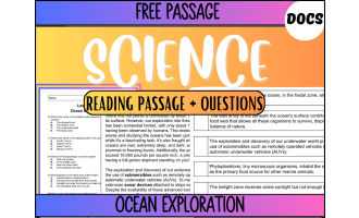 Reading Passage 40: Ocean Exploration (Google Docs)