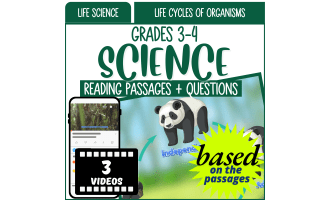 Reading Passages on Life Cycles of Organisms (Videos)