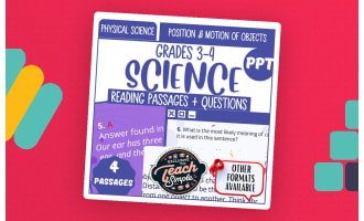 Reading Passages on Position and Motion of Objects (PPT)