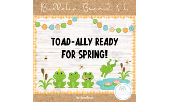 Ready for Spring Bulletin Board or Door Decor Kit