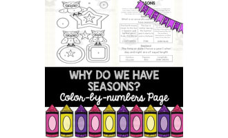 Reason for Seasons Color by Number