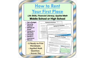 Renting an Apartment: High School Life Skills & Applied Math