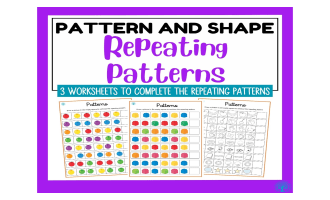Repeating Patterns Worksheets