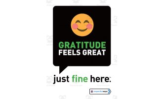 Respectful Ways: Class Sign: Gratitude Feels Great
