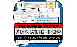 Ordering Positive and Negative Numbers Worksheet by Teach Simple