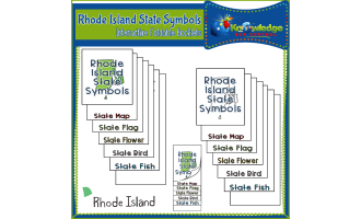 Rhode Island State Symbols Interactive Foldable Booklets – EBOOK