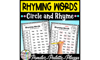 Rhyming Words - Circle and Match