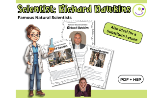 Richard Dawkins – Fact Sheet, Quiz & Interactive PDF incl. H5P