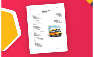 Riding the Bus Reading Comprehension Worksheet