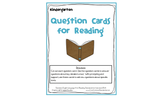 RL.K.1 Common Core Activity