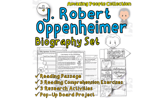 Robert Oppenheimer Biography Set | Integrated Study | Sub Plan