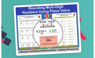 Round Multi-Digit Whole Numbers using Place Value and the Number Line