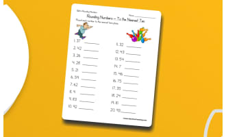 Rounding to the Nearest Ten Worksheet