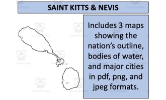 Saint Kitts & Nevis Map Resources