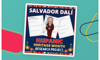 Salvador Dalí Biography research project, Hispanic heritage month