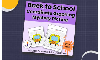 Sample Back to School Coordinate Graphing Mystery Picture