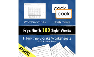 SAMPLE Fry's Ninth 100 Sight Words Fill-in-the-Blanks