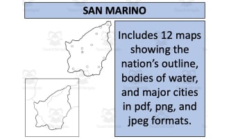 San Marino Map Resources