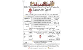 Santa and His Crew | Reading Activity Packet