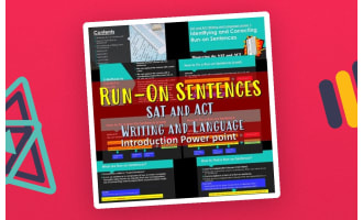 SAT Writing and Language: Run-On Sentences Power point