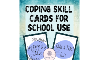 Coping Skill Clip Cards For Understanding Good and Bad Coping Skills by