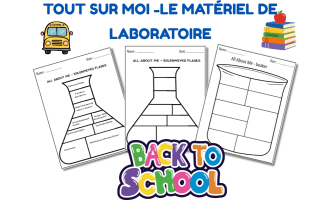 Science All About Me Worksheets | Back to School STEM Activity