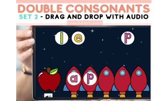 Science of Reading Aligned Boom Cards – Double Consonants Set 2