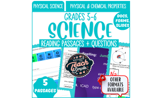 Science Passages on Physical and Chemical Properties (Google Drive)