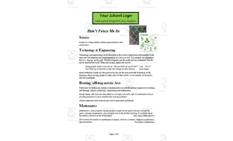 Science Problem Solving & Investigation - Don't Fence Me In Science Worksheet
