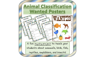 Science Project: Animal Classification Posters Types of Animals