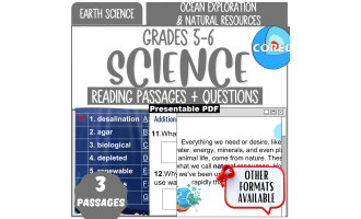 Science Reading Ocean Exploration & Natural Resources Presentable PDF