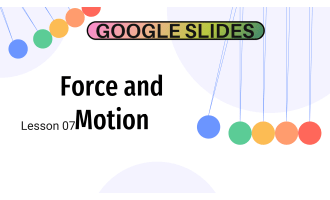Science Reading Passage 7: Force and Motion (Google Slides)
