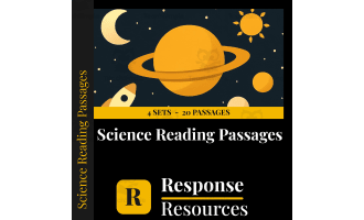Science Reading Passages Bundle - 4 Sets, 20 Texts + Questions & Keys