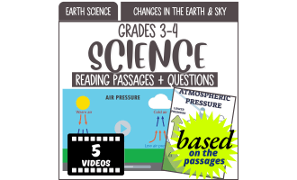 Science Reading Passages on Changes in the Earth and Sky (Videos)