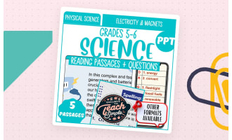 Science Reading Passages on Electricity and Magnets (PPT)