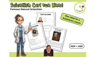 Scientist Carl von Linné – Fact Sheet, Quiz, and Interactive Exercises