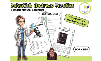 Scientist: Vesalius – Fact Sheet, Quiz, and Interactive Exercises