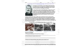 Scorched Earth Policy | Comprehension Questions