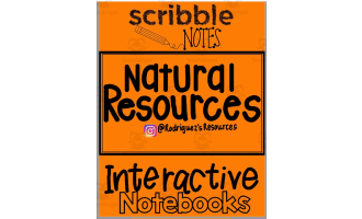 Natural Resources – Scribble Notes Notebook Set